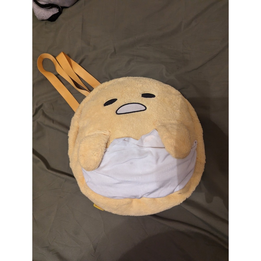 Gudetama Cartoon Kawaii Plush Backpack School Bag Lazy egg‎ shoulder Bag